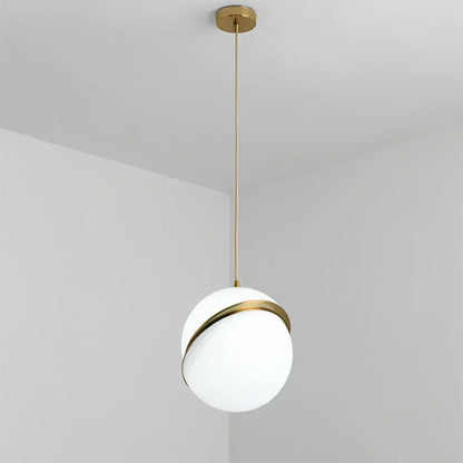 Gold Ball Pendant Light