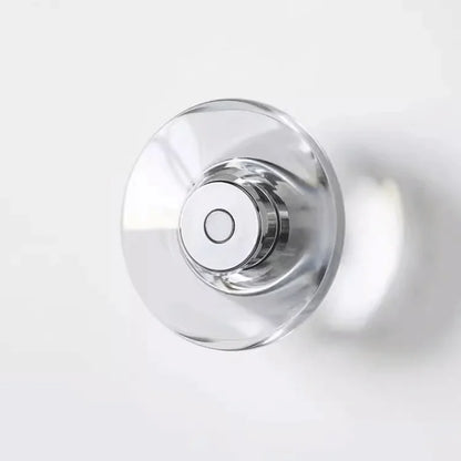 crystal wall sconce, side profile showing mounting depth
