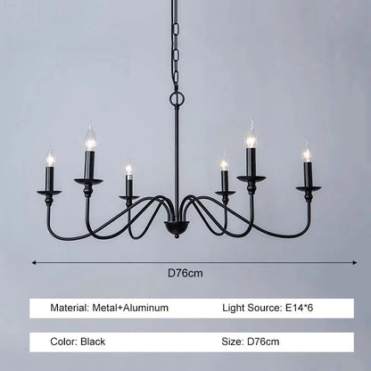 Gold metal chandelier arms branching in tiers for a loft style interior