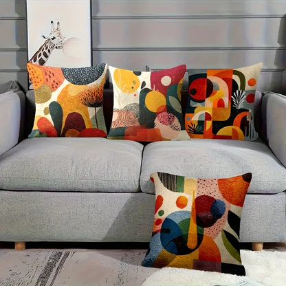 Modern Geometric Throw Pillow Cover — alternate view
