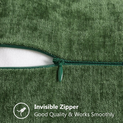 Soft Chenille Lumbar Pillow Cover — styling detail
