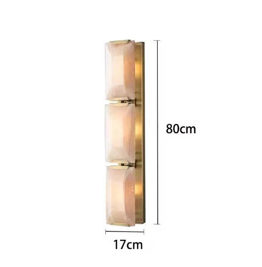 Clear crystal rectangular chandelier with chrome stainless steel body