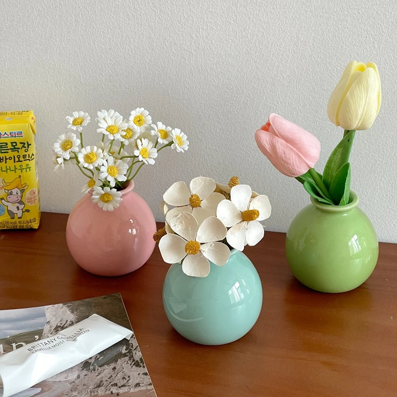 Nordic Ceramic Mini Vase Set