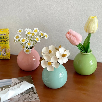 Nordic Ceramic Mini Vase Set