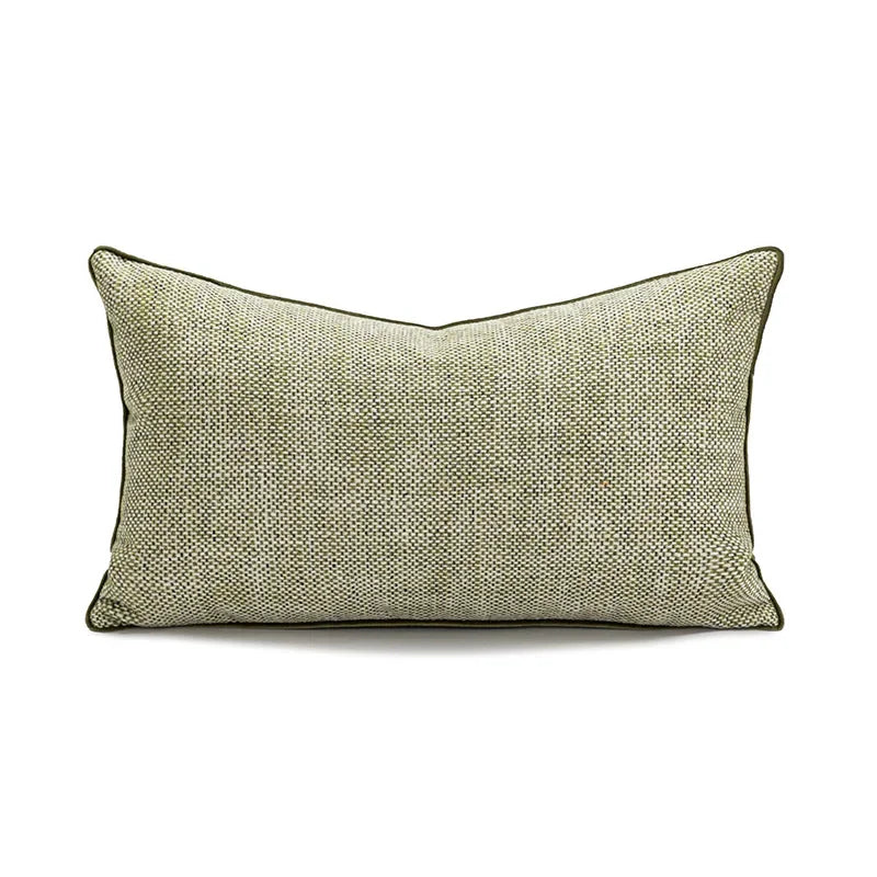 Nordic Green Luxury Pillow Cover — styling detail