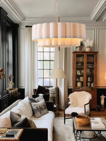 Wabi Sabi Drum Pendant Light