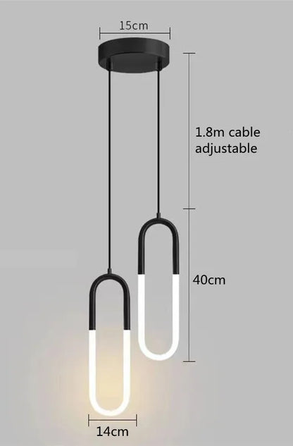Brass Tube Pendant Light