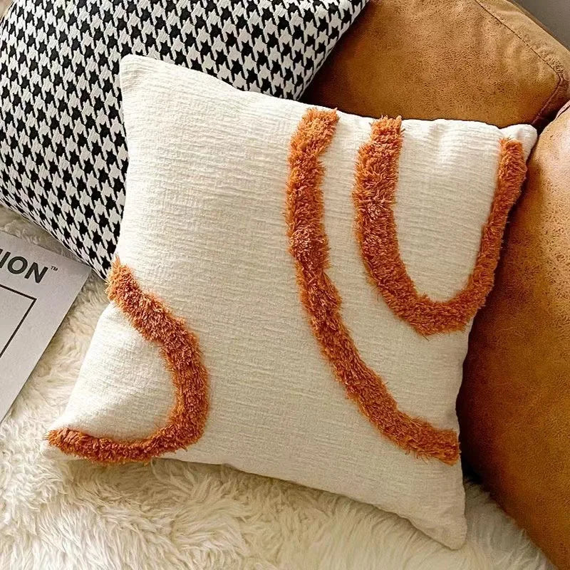 Bohemian Embroidered Tassel Pillow Cover