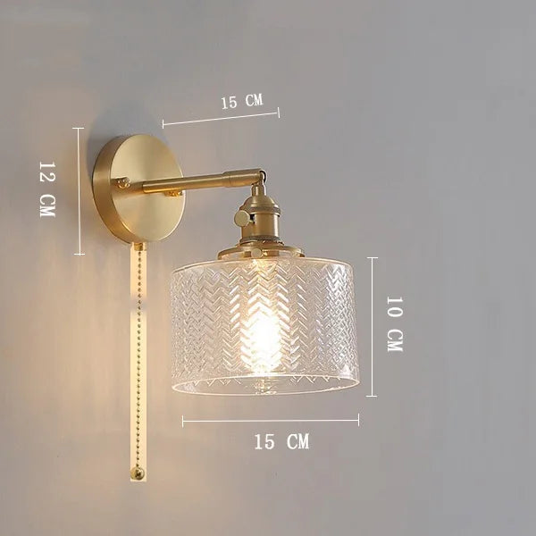 Nordic Glass Switch Wall Sconce