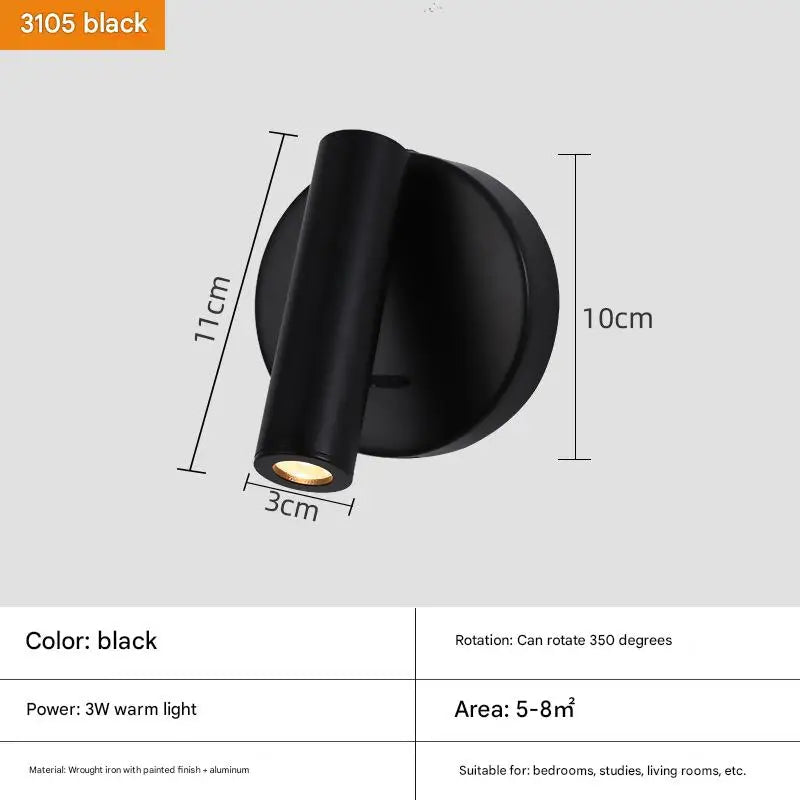 Modern LED Reading Wall Sconce