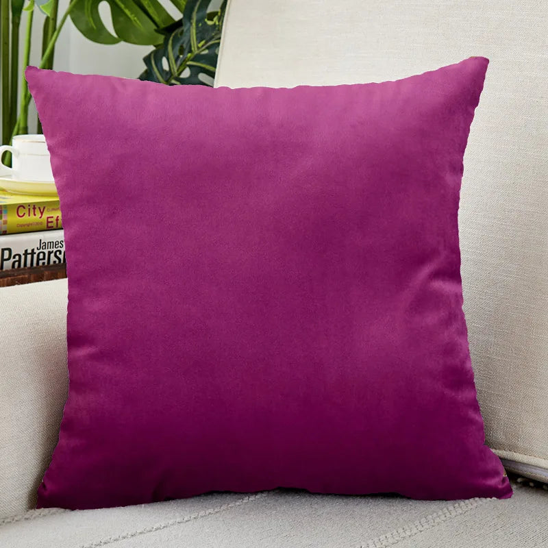 Nordic Velvet Throw Pillow Cover