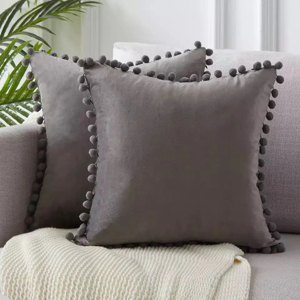 Velvet Throw Pillow Cover — styling detail
