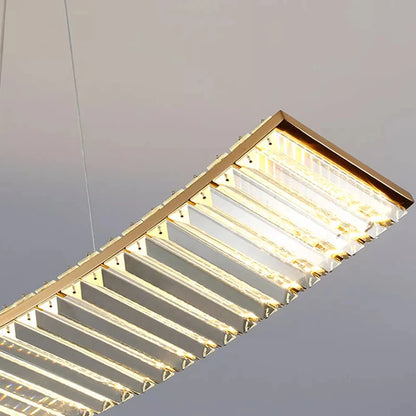Crystal Linear Pendant Light