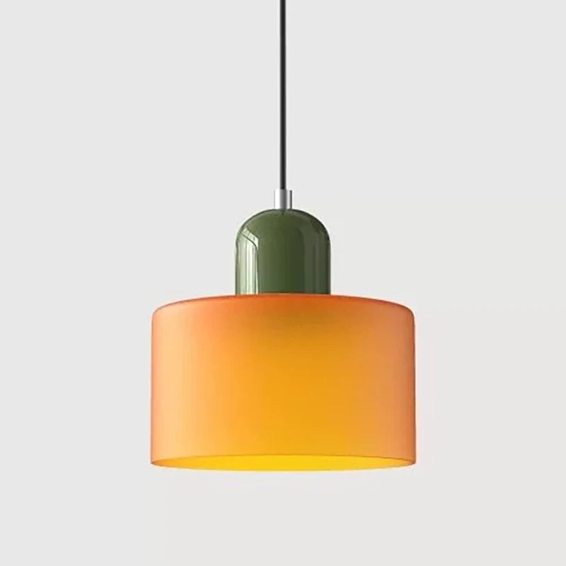 Colorful Glass Globe Pendant Light