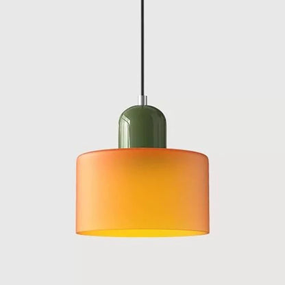 Colorful Glass Globe Pendant Light
