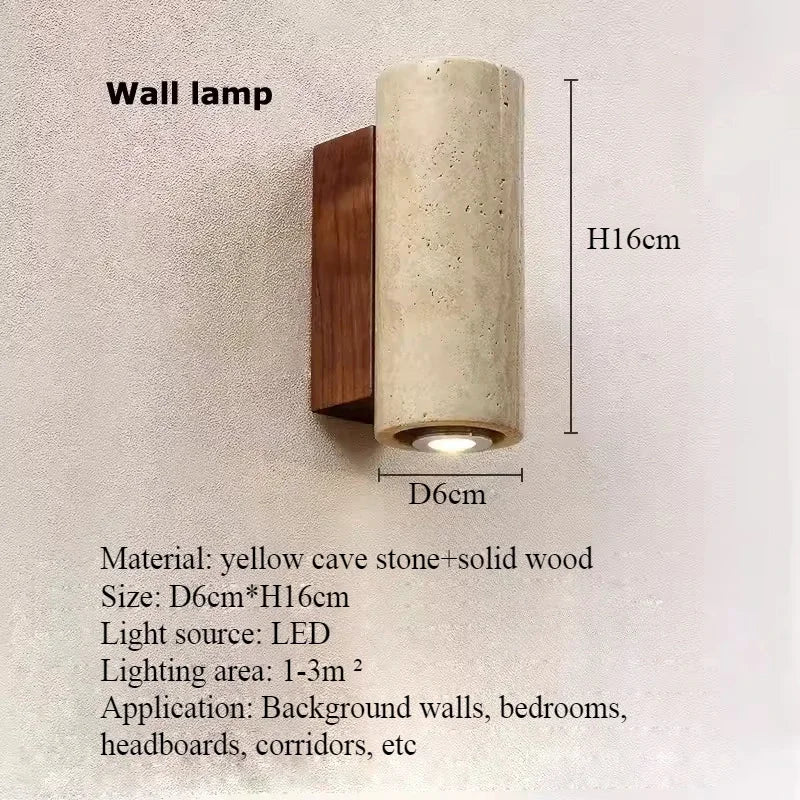 Travertine Ring LED Pendant Light