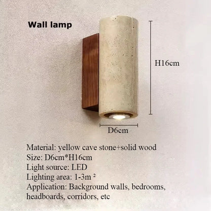Travertine Ring LED Pendant Light