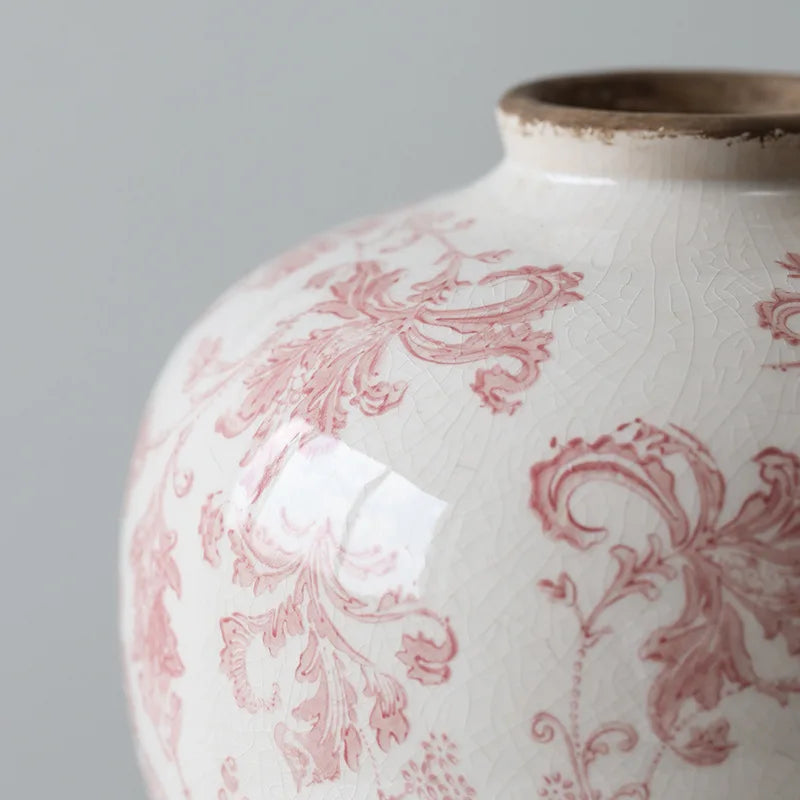 Blue white porcelain Chinese retro ceramic vase home décor