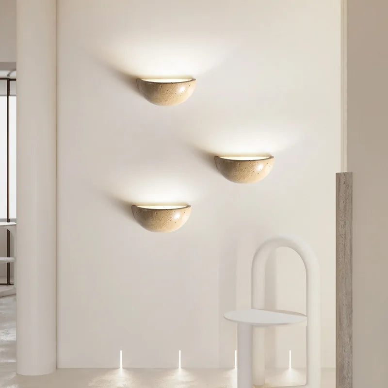 Nordic Stone Cave LED Wall Sconce