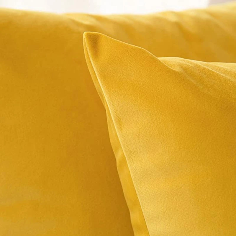 Plush Velvet Throw Pillow Cover — alternate view
