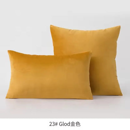 Plush Velvet Throw Pillow Cover