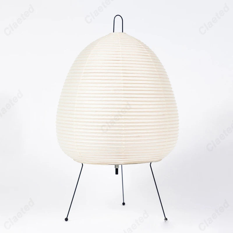 Rice paper table lamp 3 colour light mode bedroom ambiance