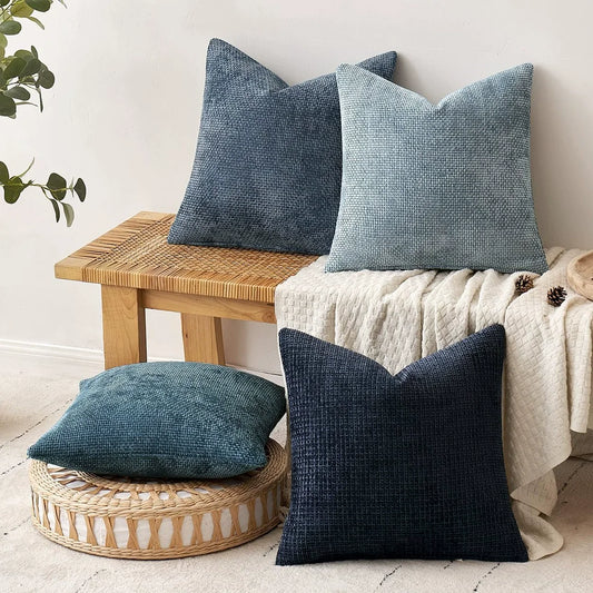 Boho Patchwork Corduroy Pillow Cover