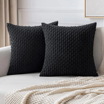 Boho Patchwork Corduroy Pillow Cover