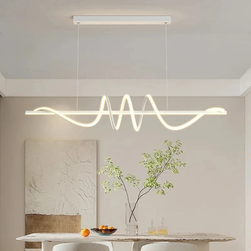 LED Linear Strip Pendant Light