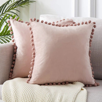 Velvet Throw Pillow Cover