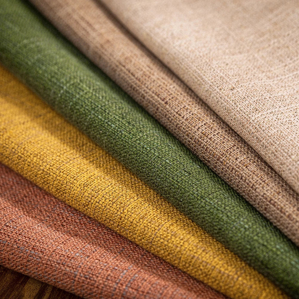 Solid Fabric Throw Pillow Cover — styling detail