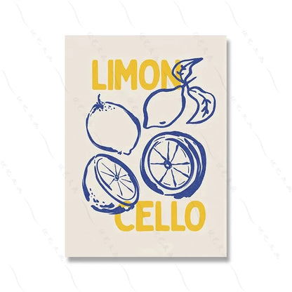 Italian Dolce Vita Wall Art Print Set of 12