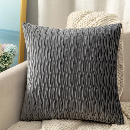 Plush Velvet Throw Pillow Cover