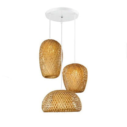 Bamboo Trio Pendant Set