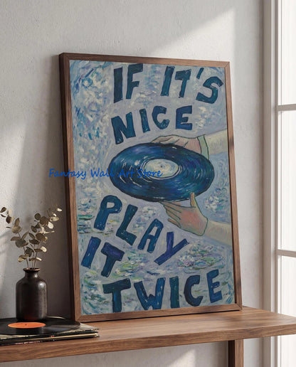 Retro Music Vinyl Record Canvas Wall Art