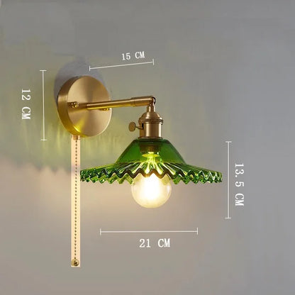 Nordic Glass Switch Wall Sconce