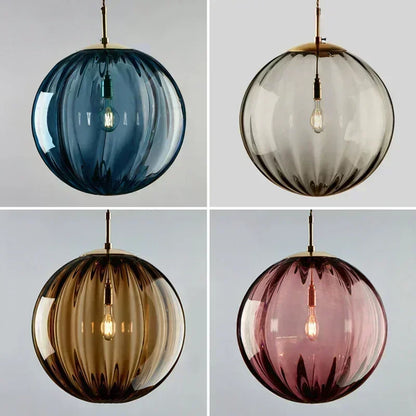 Glass Globe Pendant Light