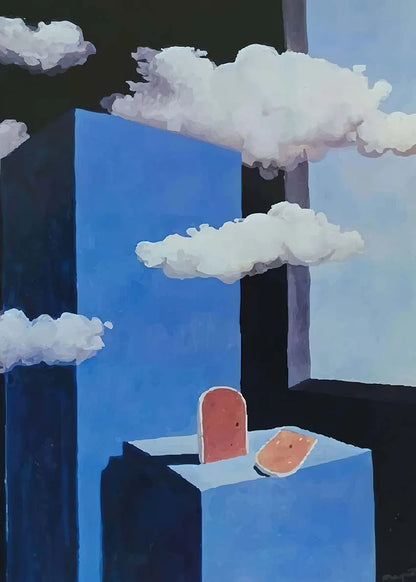 Surrealist Rene Magritte Classic Art Canvas Wall Art