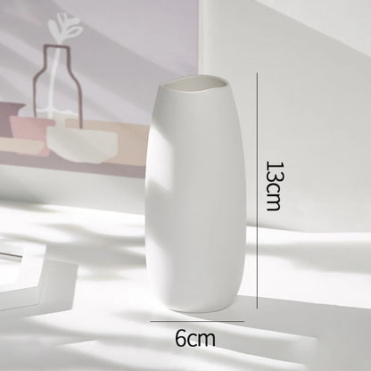 Nordic Retro Ceramic Flower Bottle