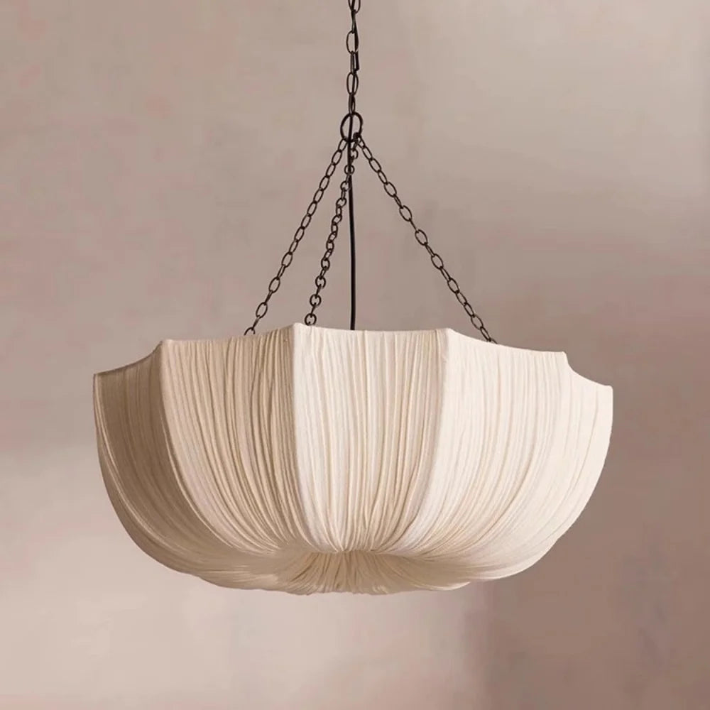 Wabi Sabi Fabric Dome Pendant