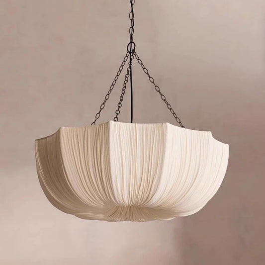 Wabi Sabi Fabric Dome Pendant