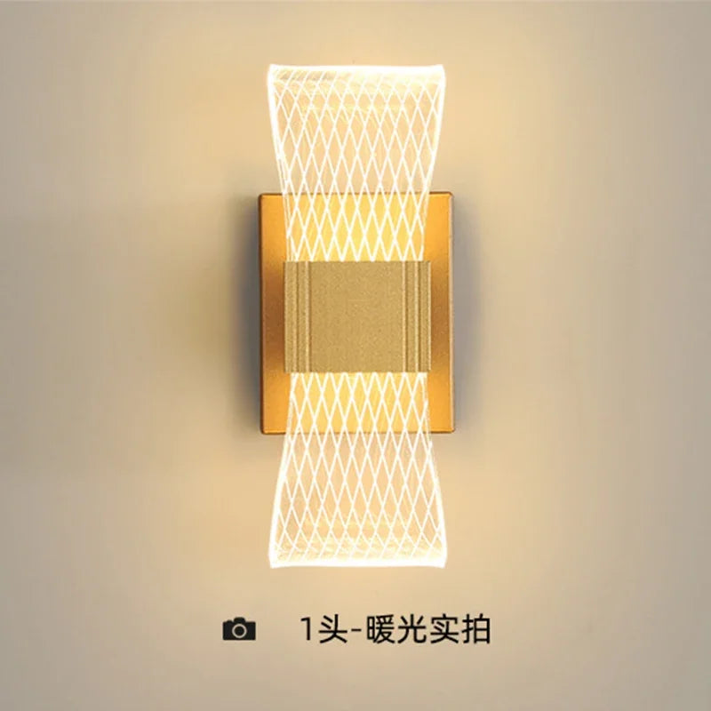 Nordic Luxury LED Aluminum Wall Sconce