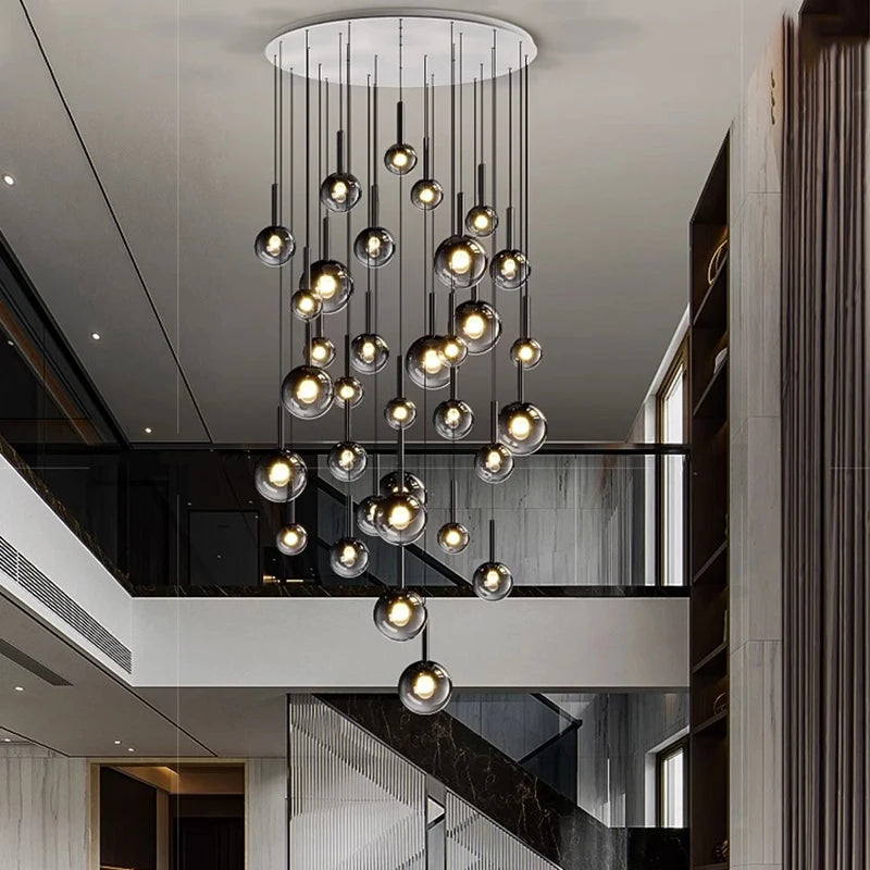 Five light crystal chandelier at 30 centimetres diameter and 150 cm drop