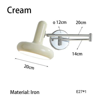 Nordic Retractable Swing Arm Wall Sconce