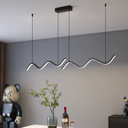 Precision aluminium chandelier body finished in black baked paint