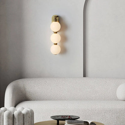 wall sconce, side profile showing mounting depth