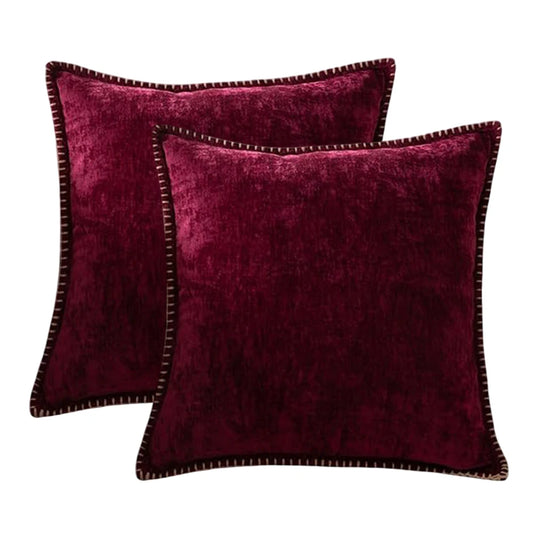 Farmhouse Chenille Throw Pillow Cover