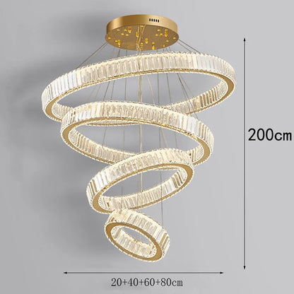 Single ring crystal chandelier, 15.7 in across, for a bedroom ceiling