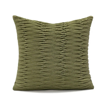 Nordic Green Luxury Pillow Cover