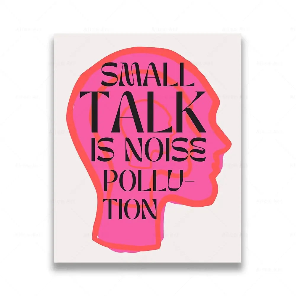 Scandinavian Abstract Distorted Reality Canvas Wall Art
